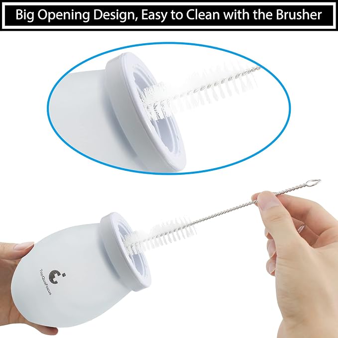 TopQuaFocus 14.5OZ Large Enema Bulb Kit Douche Bulb for Men Women Colon Cleaning Feminine Care Enemas -BPA and Phthalates Free Transparent