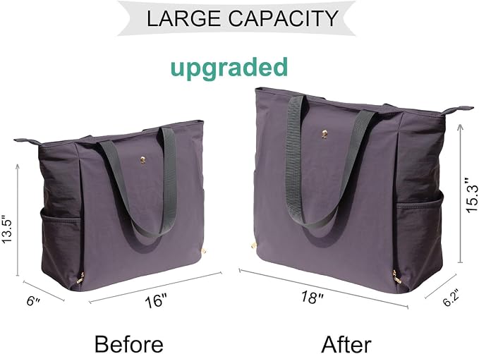 ESVAN Yoga Mat Bag Yoga Tote Carrier Shoulder Bag Carryall Tote for Office,Yoga,Pilates,Travel,Beach and Gym