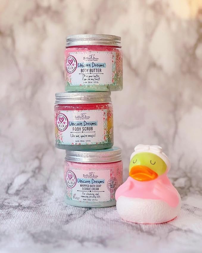 Bella & Bear Mystery Box – Over $80 Value incl. Full‑ & Travel‑Size Bath, Body & Skincare • Surprise Beauty Kit • Vegan & Cruelty‑Free Gift for Women