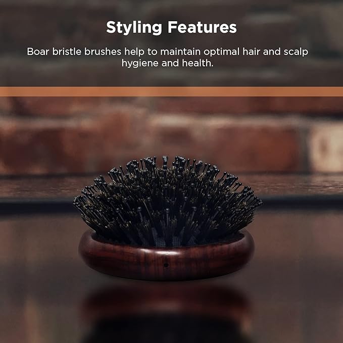 Spornette DeVille Oval Porcupine Boar & Nylon