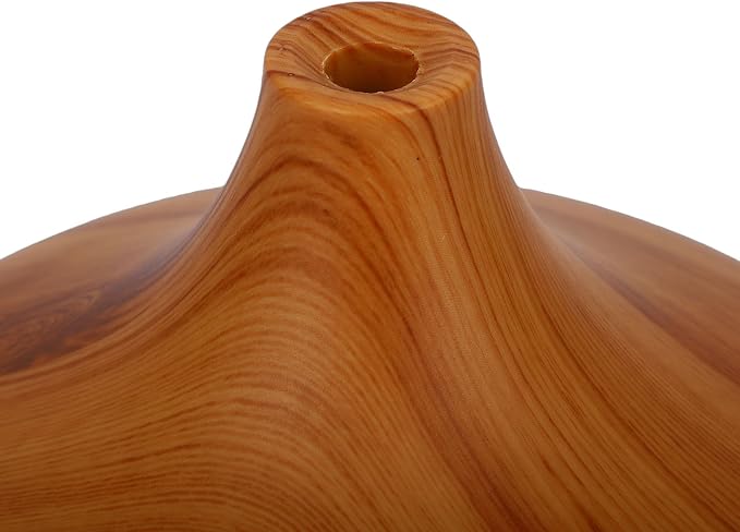 ZJchao Aromatherapy Diffuser Humidifier Silent Wood Grain USB Essential Oil Diffuser with Remote Control 550ml for Home Office Bedroom