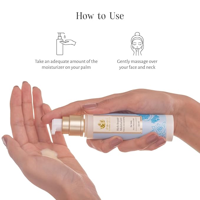 Shankara Rich Repair Moisturizer – Silky Ayurvedic Cream with Arjun, Gotu Kola & Shea Butter – Hydrating Face Moisturizer for Dry, Flaky Skin – Clean & Vegan (50ml)
