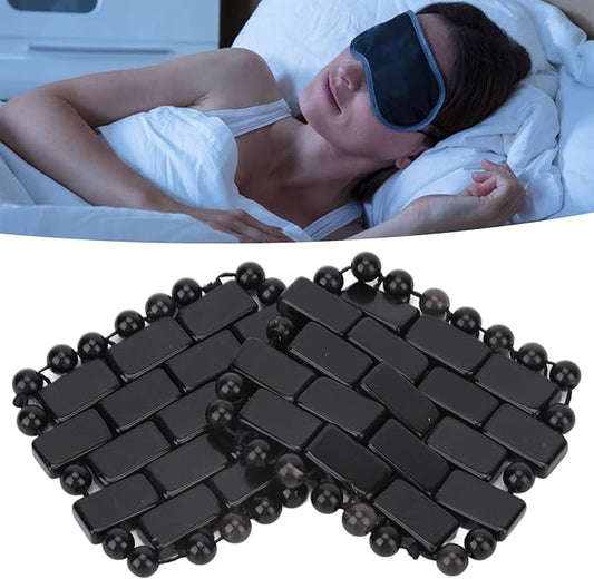 Jade Stone Eye Patch,Jadestone Quartz Eye Mask, Small Cooling Jade Eye Pad Crystal Stone Eye Mask for, Cooling and Relieving Jade Sleep Mask