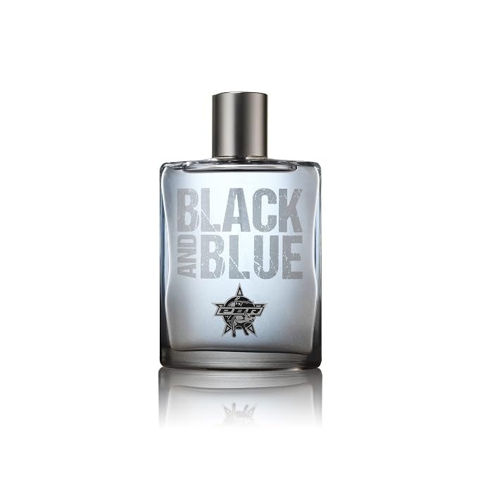 Tru Western PBR Black and Blue Men’s Cologne Spray for Men, Citrus, Sage, Lavender, Sandalwood & Patchouli Notes, 3.4 fl oz (100 ml)