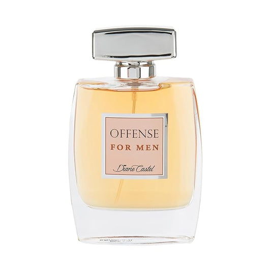 Diane Castel Offense - Citrus Woody Fragrance - Cologne for Men - Mens Cologne - Fresh Opening of Lemon, Orange, Grapefruit, and Pear - 3.3 oz