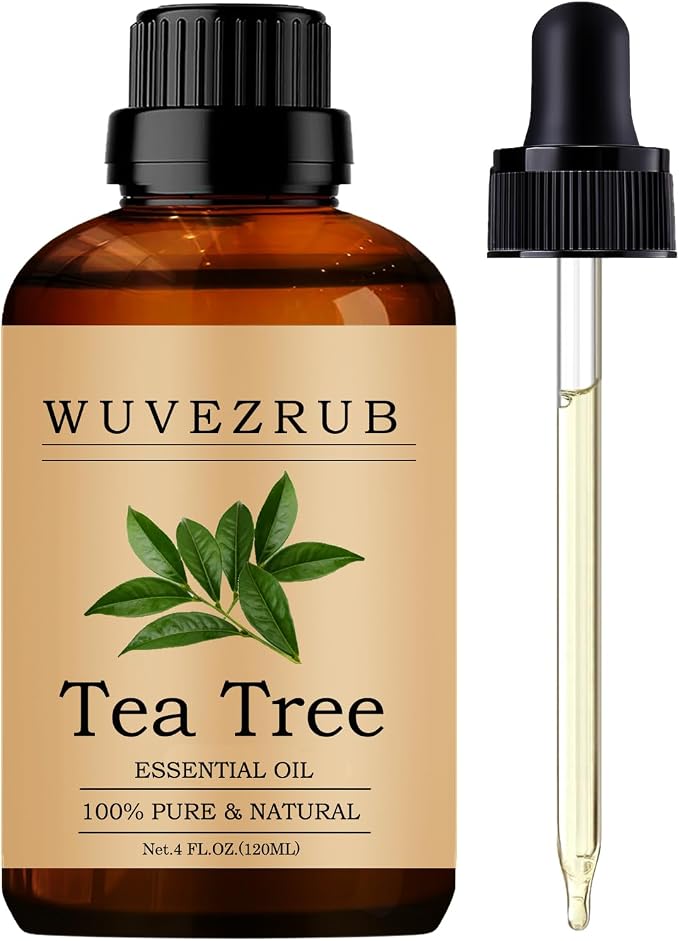 Tea Tree Essential Oils 120ML, Pure Tea Tree Essential Oil for Aromatherapy Diffuser - 4 Fl Oz