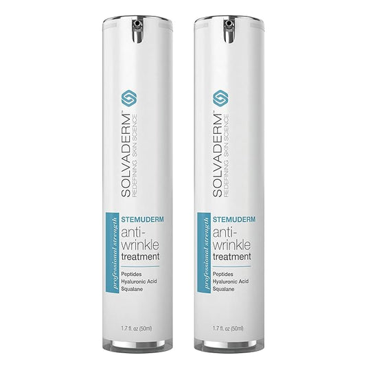 Stemuderm Face & Eye Cream - Anti Aging Skincare - Daily Moisturizer for Fine Lines, Wrinkles & Eyebags - Supports Production of Collagen & Elastin - Organic Stem Cell Complex - 1.75 oz (Pack of 2)