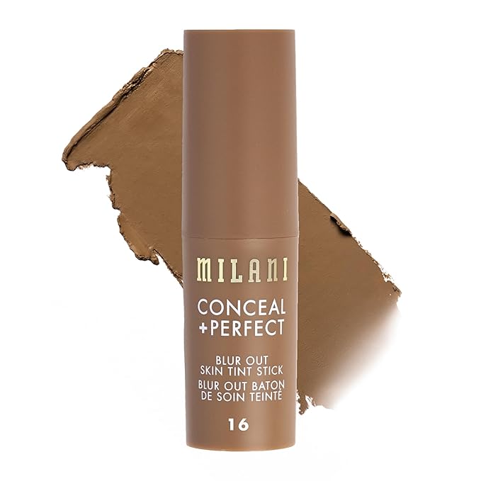 Milani Conceal + Perfect - Skin Tint Stick, Blur Out Tinted Moisturizer Makeup, Shade 16