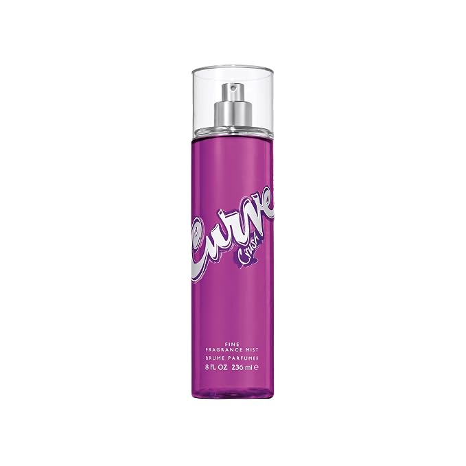 Curve Crush Fine Fragrance Mist for Women, Casual Day or Night Floral Scent, 8 fl oz
