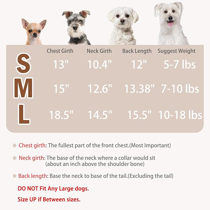 PUPTECK Classic Beige Plaid Dog Dress with Bow Puppy Skirt Clothes S | Cute Chic Cat Puppy Clothes for Small Medium Large Dogs Girl Pet Apparel Outfits Costume for Birthday Wedding Party Holiday