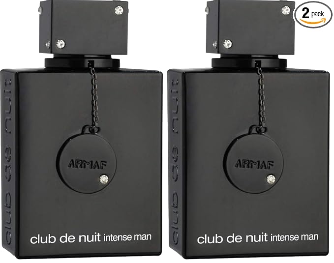 ARMAF Club De Nuit Intense Man Eau De Toilette, 3.6 Ounce, woody spicy (Pack of 2)