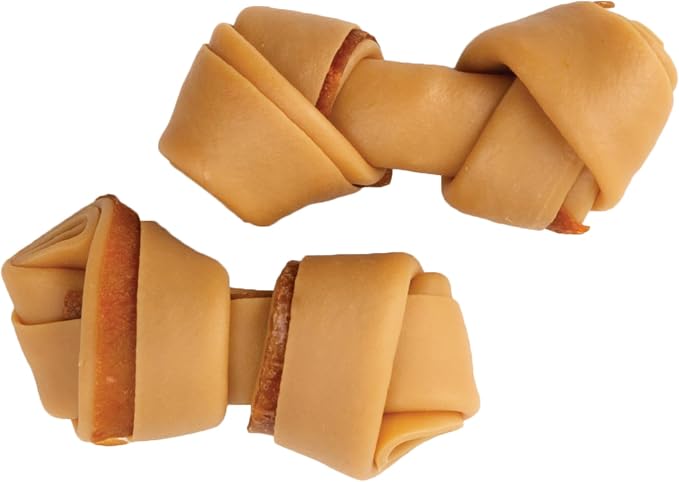DreamBone Mini Bones Bacon & Cheese Rawhide-Free Dog Treats, 24 Count | Daily Chew, Digests Safely and Completely, Made With Real Protein, Chicken and Veggies, Bacon & Cheese Flavor, For Adult Dogs