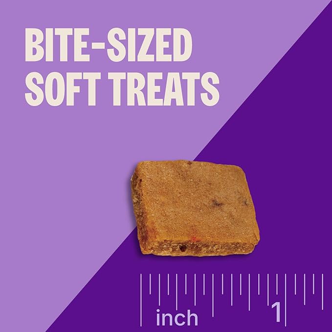 Wellness Soft Puppy Bites Dog Training Treats, Natural, Grain Free, Lamb and Salmon Recipe, 8 oz Bag