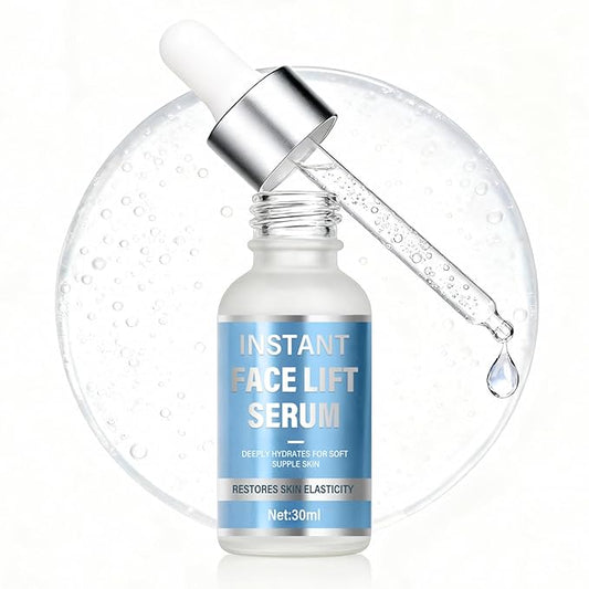 Instant Face Lift Serum - Advanced Firming & Skin Tightening Treatment for Face & Neck - Visibly Smooths Fine Lines, Wrinkles & Sagging Skin - Fast-Absorbing, Non-Greasy Formula - 1 Fl Oz