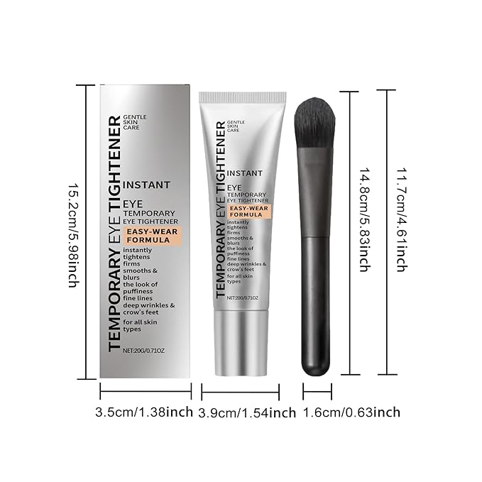 Instant Perfect Firming Eye Cream，Instant Firming Lotion for Puffiness, Fine Lines & Wrinkles, Lightweight Easy-Wear Formula, Gentle Skin Care for All Skin Types 2PCS