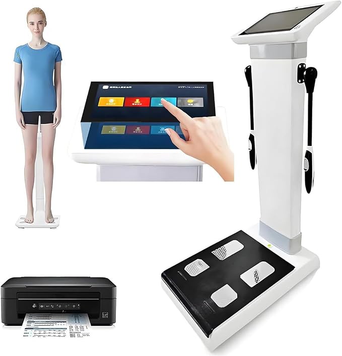 Professional Body Composition Analyzer Machine with Bioimpedance Technology for Full Body Scanner, Measure Body Fat, BMI, Muscle Mass, Arms & Legs Analysis, for Gym and Home Use