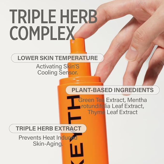 KEYTH ICY Pumpkin V Mist (150ML, 5.07 FL.OZ.) / De-Puff, Swelling Relief, Cooling, Refreshing, ICY Herb Complex, Pumpkin Fruit Extract