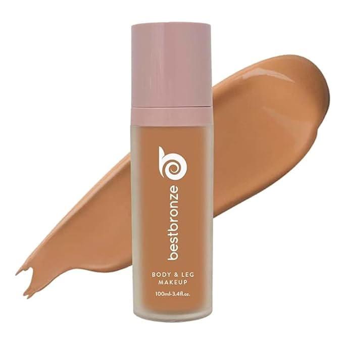 Best Bronze Bombshell Body Makeup - Tattoo Cover Up Makeup & Body Foundation Waterproof - Tattoo Concealer Waterproof for Scars, Varicose Veins Cover Up & Leg Foundation (NW41 Medium Bronze)