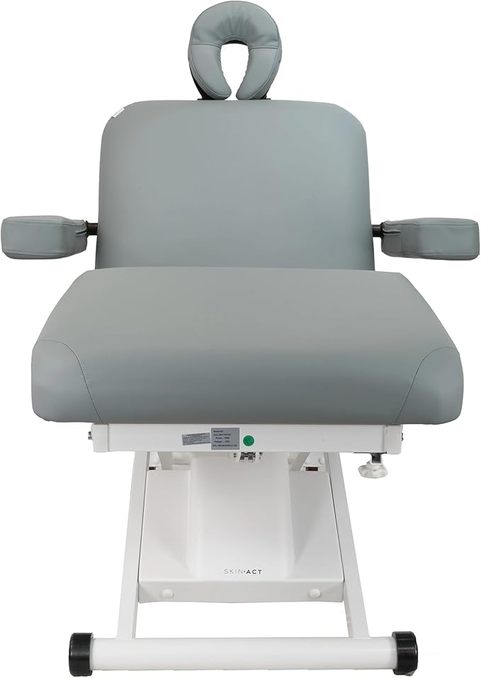 SKINACT Cleo Electric Spa Treatment Table, Facial Massage Bed ADA Compliant (Gray)