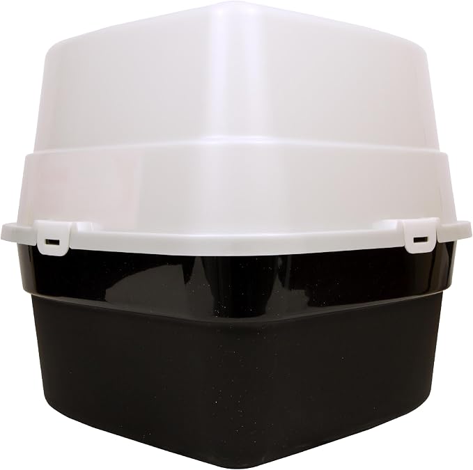 Nature's Miracle Advanced Hooded Corner Cat Litter Box with Charcoal Filter