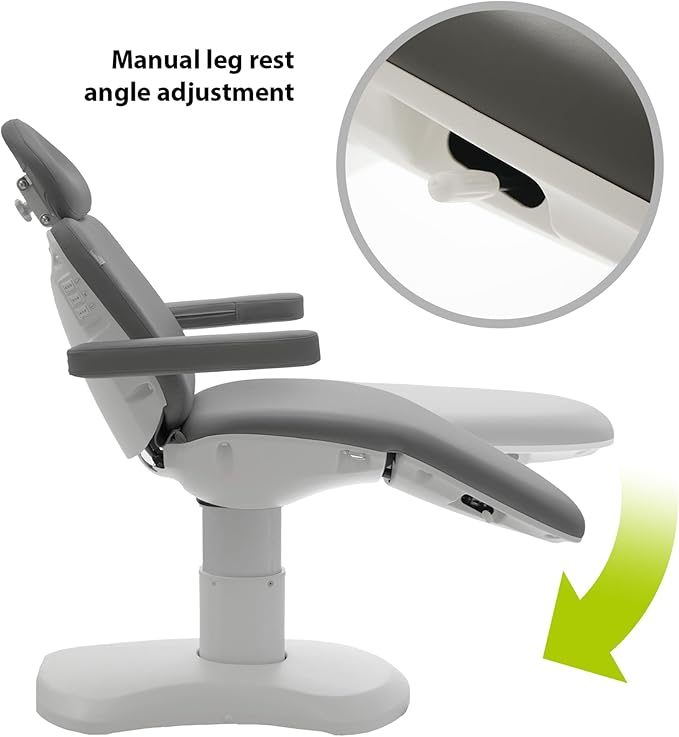 SKINACT Madison Electric Spa Facial Treatment Chair/Table (Gray)