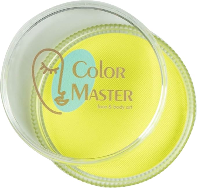 Face and Body Paint Neon Yellow(30gm) Non-Toxic High-Quality Paint for Children and Adults Halloween Makeup, Costumes, Festivals