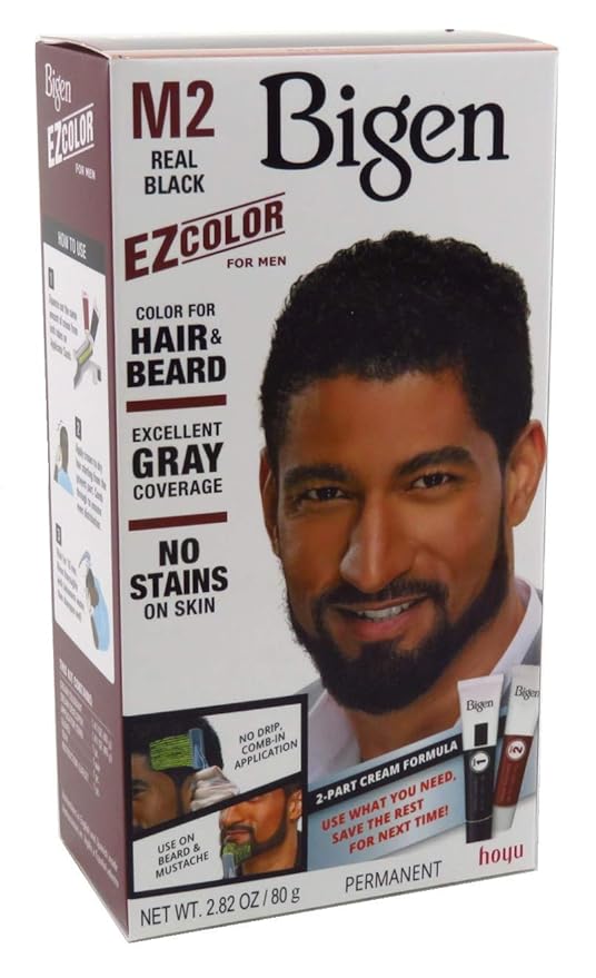 BIGEN Hoyu Ezcolor for Men, Real Black M2