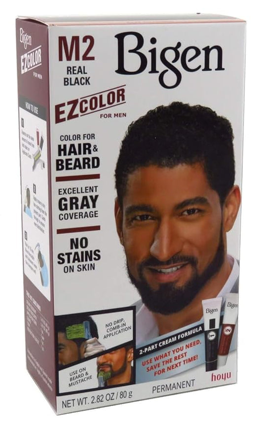 BIGEN Hoyu Ezcolor for Men, Real Black M2