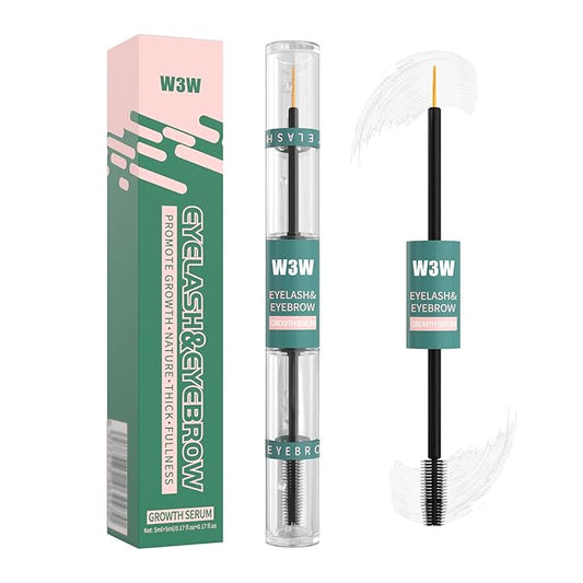 2 in 1 Eyebrow Eyelash Growth Serum,Natural Eyebrow Eyelash Serum for Longer, Fuller, and Thicker Brows Lash, eyelash and eyebrow growth serum