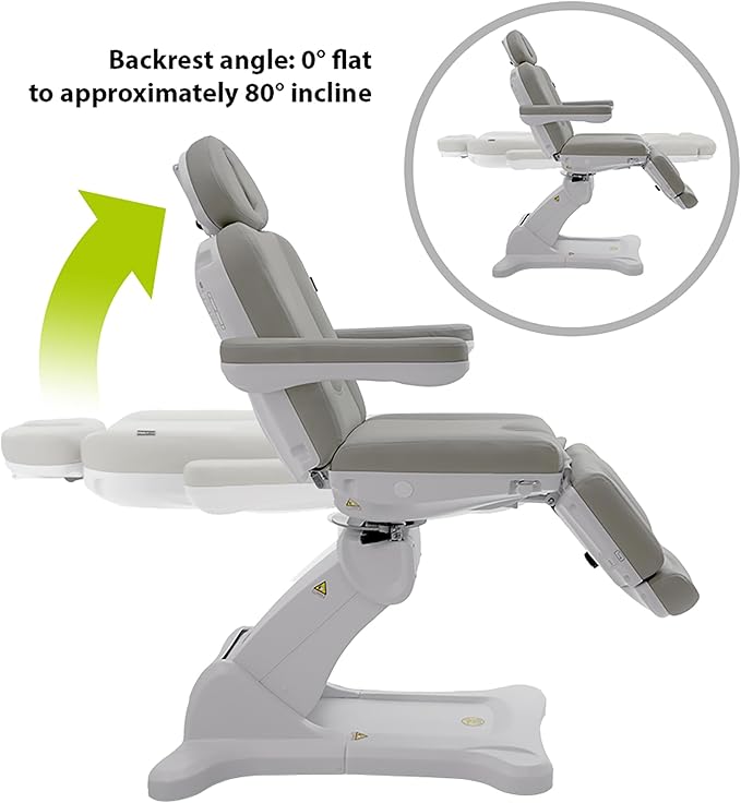 SKINACT Malibu Electric Medical Spa Treatment Table (Taupe)