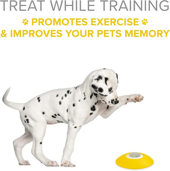 Arf Pets Dog Treat Dispenser with Remote Button – Dog Memory Training Activity Toy – Treat While Train, Promotes Exercise by Rewards, Improves Memory & Positive Training for A Healthier & Happier Pet