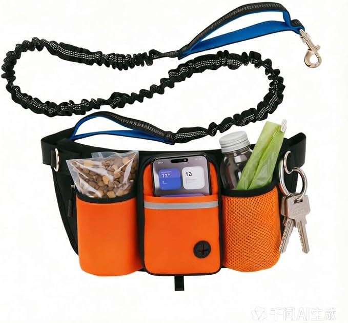 Dog Treat Pouch for Training, Orange