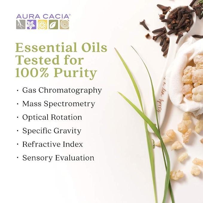 Aura Cacia Eucalyptus Roll-On | GC/MS Tested for Purity | 9.2 ml (0.31 fl. oz.)