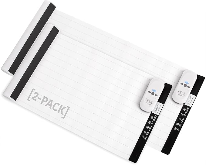 SVD.PET 2-Pack Pet Training Mat with Tester, Shock Pad for Dogs Cats, Electronic Repellent mat for Indoor, 3 Training Modes, 5 Levels, Pet Safe Mode (White controler 60" X 12")