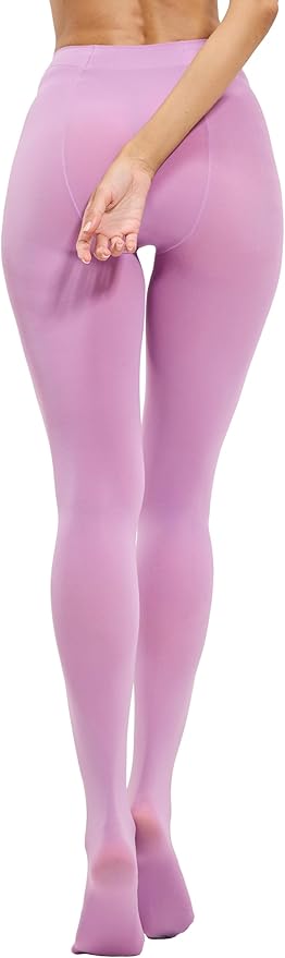 CozyWow Women's 80D Soft Opaque Tights, High Waist Solid Color Womens Tights with 30+ Colors