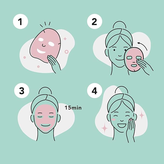 Celavi Face Mask Sheet 12 Pacl K-Beauty Skincare Korea Skin Care Moisturizing Facial