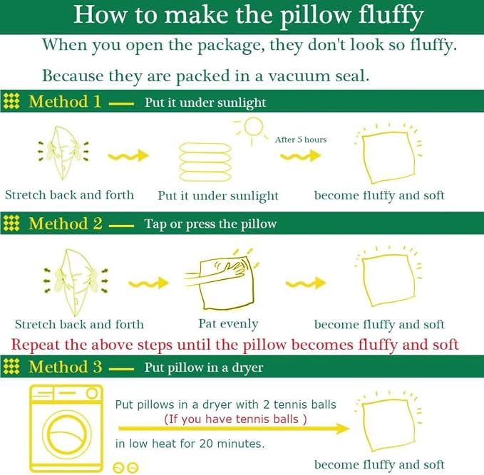 QUBA LINEN 18 x 18 Throw Pillow Insert - Pack of 4 White, Down Alternative Pillow Inserts for Decorative Pillow Covers, Throw Pillows for Bed, Couch Pillows for Living Room (18" x 18" (Pack of 4))