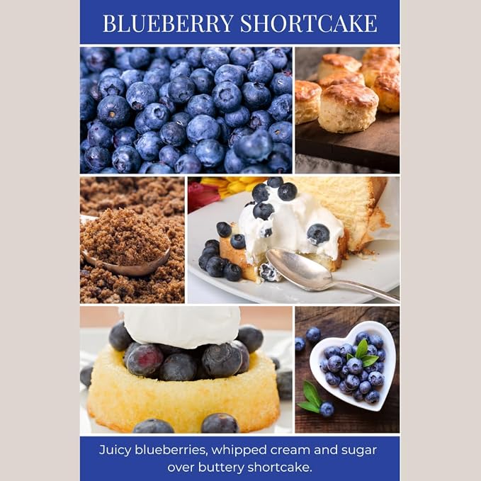 Eco Candle Co. Blueberry Shortcake Tea Light Candles, 10-Pk, 9 Hr Burn Time | Scents of Blueberries & Shortcake, Recyclable Plastic Cups, No Lead, Hand Poured, Midwest Grown Soybeans, .6 oz. Each