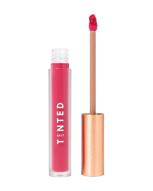 Live Tinted Huelip Liquid Lip Crème - Weightless, Long-Lasting Liquid Lip with Hyaluronic Acid and Jojoba Oil For a Soft, Comfortable, Moisturized Finish - 0.09 fl oz - Magenta