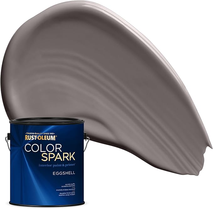 Rust-Oleum Color Spark Interior Paint and Primer in One, Eggshell, Geode, 1 Gallon