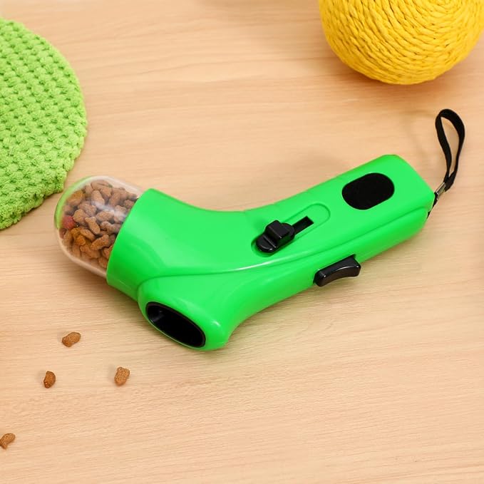 FRCOLOR 3 Pack Dog Snack Launcher Interactive Treat Launcher for Dogs and Cats Spring Loaded Pet Treat with Comfortable Grip Easy Load Feeding Toy for Training and Play 7.48 X 4.33 X 5.31 in