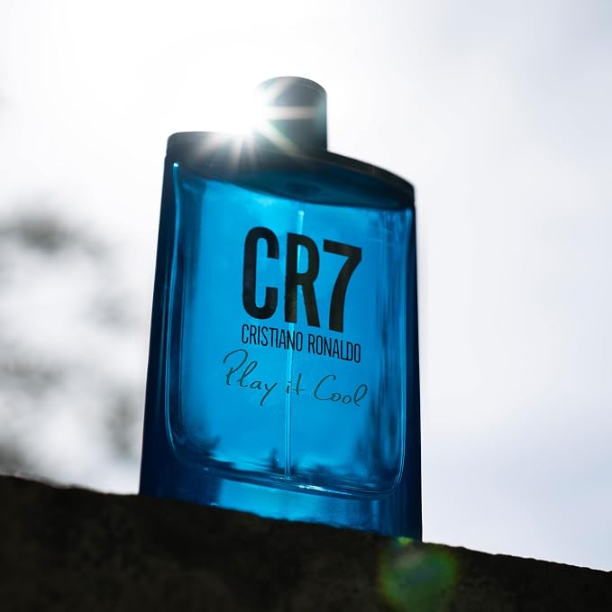Cristiano Ronaldo CR7 Play It Cool - Blends Bright Citruses And Aromatic Fougere Notes - Fresh, Invigorating And Sensual - Light Enough For Everyday Wear - Masculine Fragrance - 1.7 Oz EDT Spray