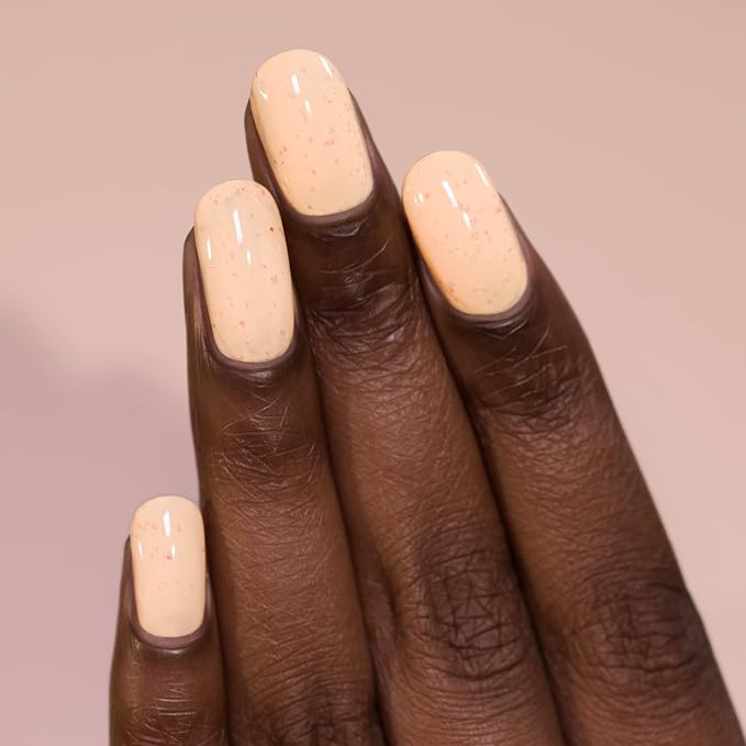 ILNP Milk Tea - Pastel Orange Speckled Nail Polish