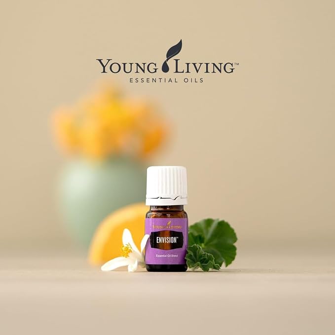 Young Living Envision Essential Oil Blend | 5ml | Aromatherapy Diffuser | Ideal for Massage & Meditation | Combines Black Spruce & Lavender | Vegan & Gluten-Free