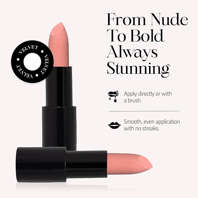 Radiant Professional Advanced Care Lipstick - Ultra Nourishing, Moisturizing Long Lasting Matte Lipstick With Vitamin E- UVA UVB Filters - VELVET (28 Tomato Red)