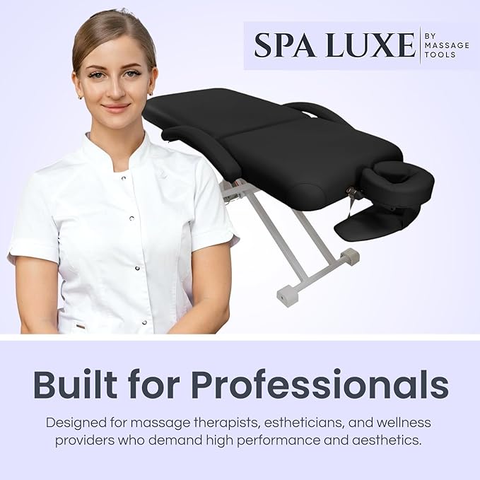 Electric Lift Back Massage, Spa, and Treatment Table | Adjustable Height and Backrest | ADA Compliant | 2 Year Warranty | Foot Control