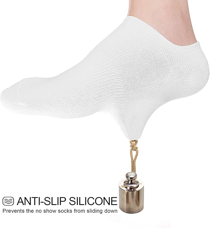 wernies No Show Socks Women Low Socks Non Slip Flat Boat Line 4/8 Pairs