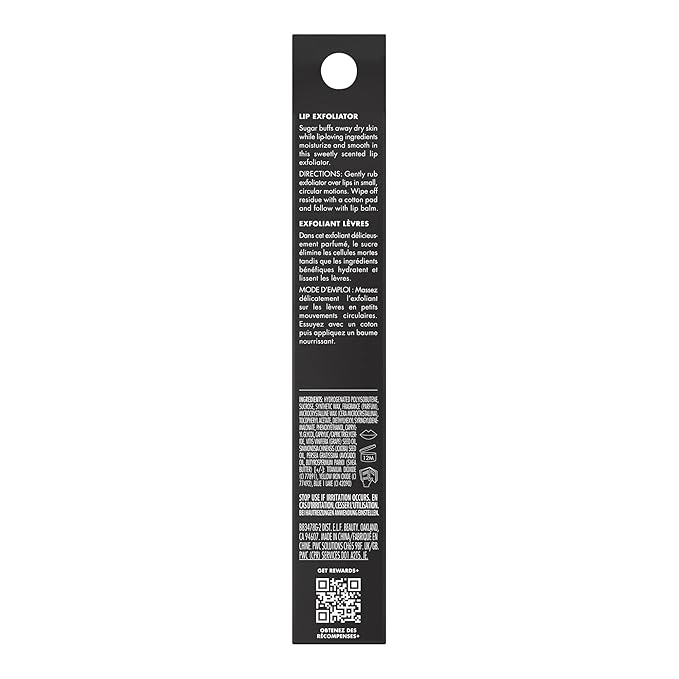 e.l.f. Lip Exfoliator, Moisturizing Scented Lip Scrub For Exfoliating & Smoothing Lips, Infused With Jojoba Oil, Vegan & Cruelty-free, Cotton Candy