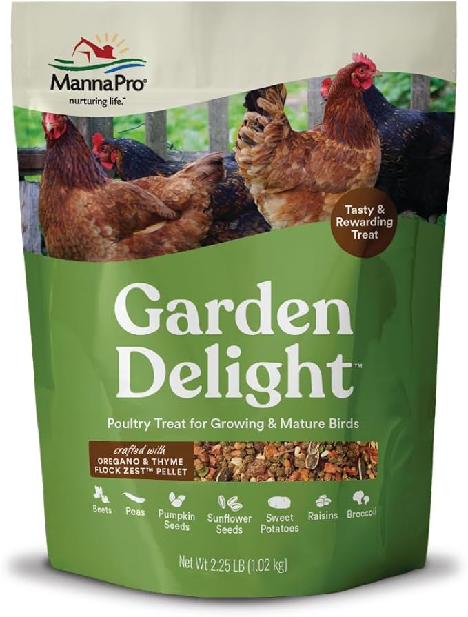 Manna Pro Garden Delight Chicken Treat with Vegetables & Herbs, 2.25 lb