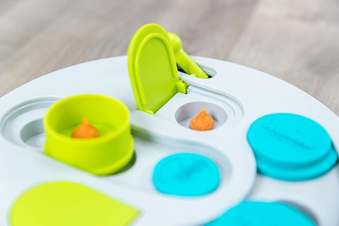 TRIXIE Hide N Slide Rabbit Activity - Small Animal Interactive Toy for Mental Stimulation, Enrichment, Hide and Seek, Brain Teaser, Enhances Cognitive Development